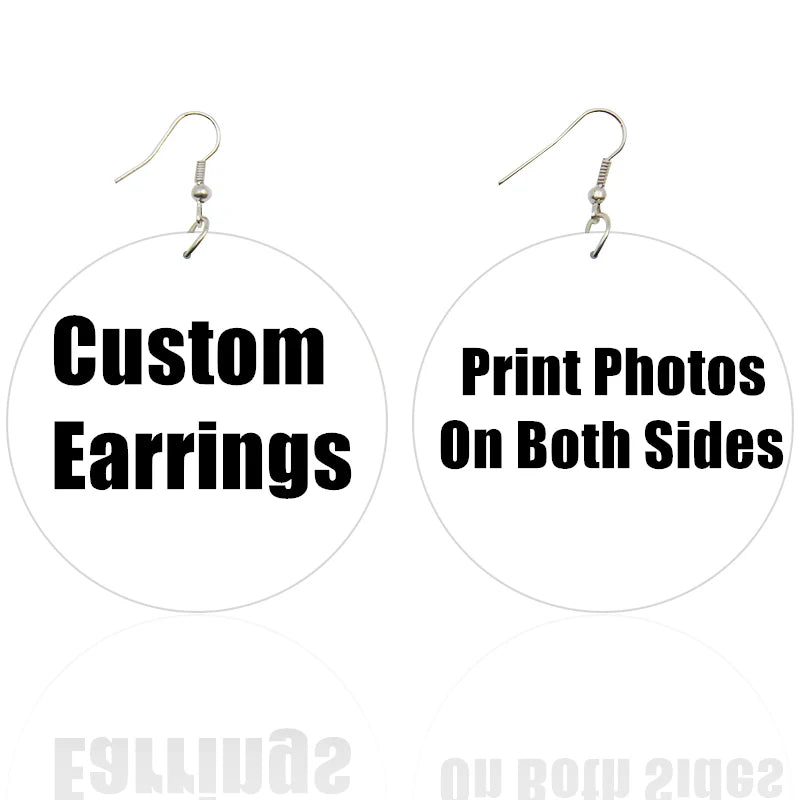 SOMESOOR I AM Leo Queen Stylish Wooden Drop Earrings Soulful Courageous Melanin Sayings Printed Dangle Jewelry For Women Gifts