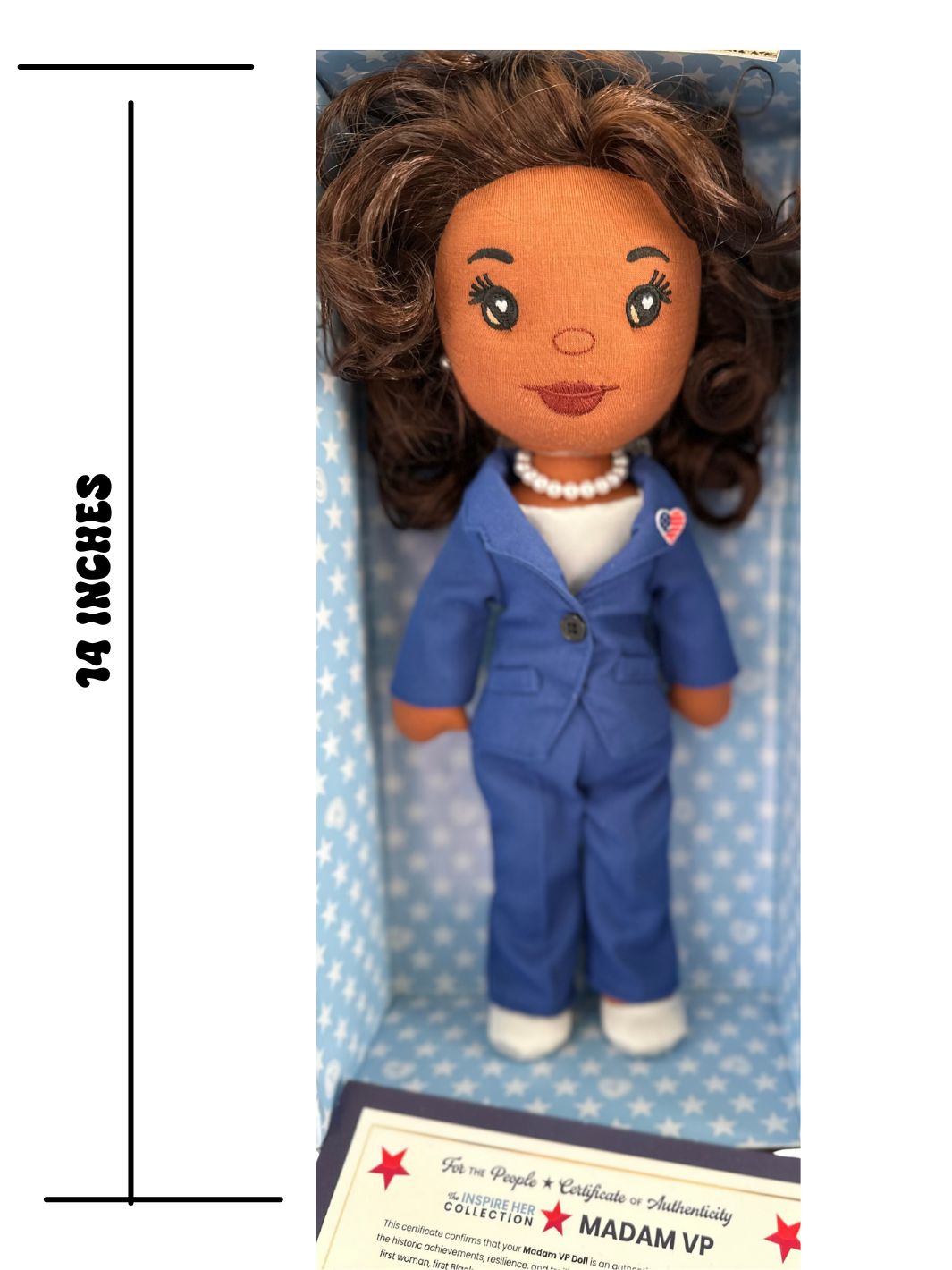 Madam VP | Vice President Collectible Limited Edition 14 inch Plush Doll